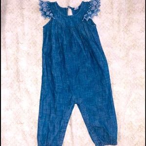 Old Navy Chambray Romper 6/12m